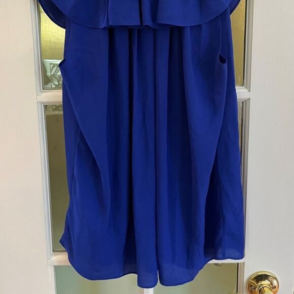 Kate spade ruffle tie tank top Blue Size Medium - Picture 4 of 11